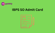IBPS SO Interview Admit Card 2024